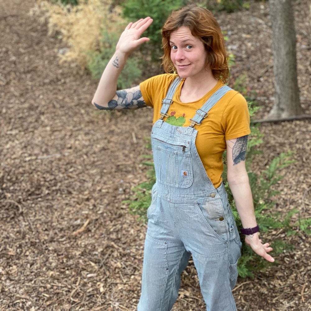 XS Tall Carhartt Railroad Stripe Bib Overalls